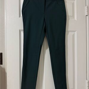 White House Black Market Dark Green Skinny Pants
